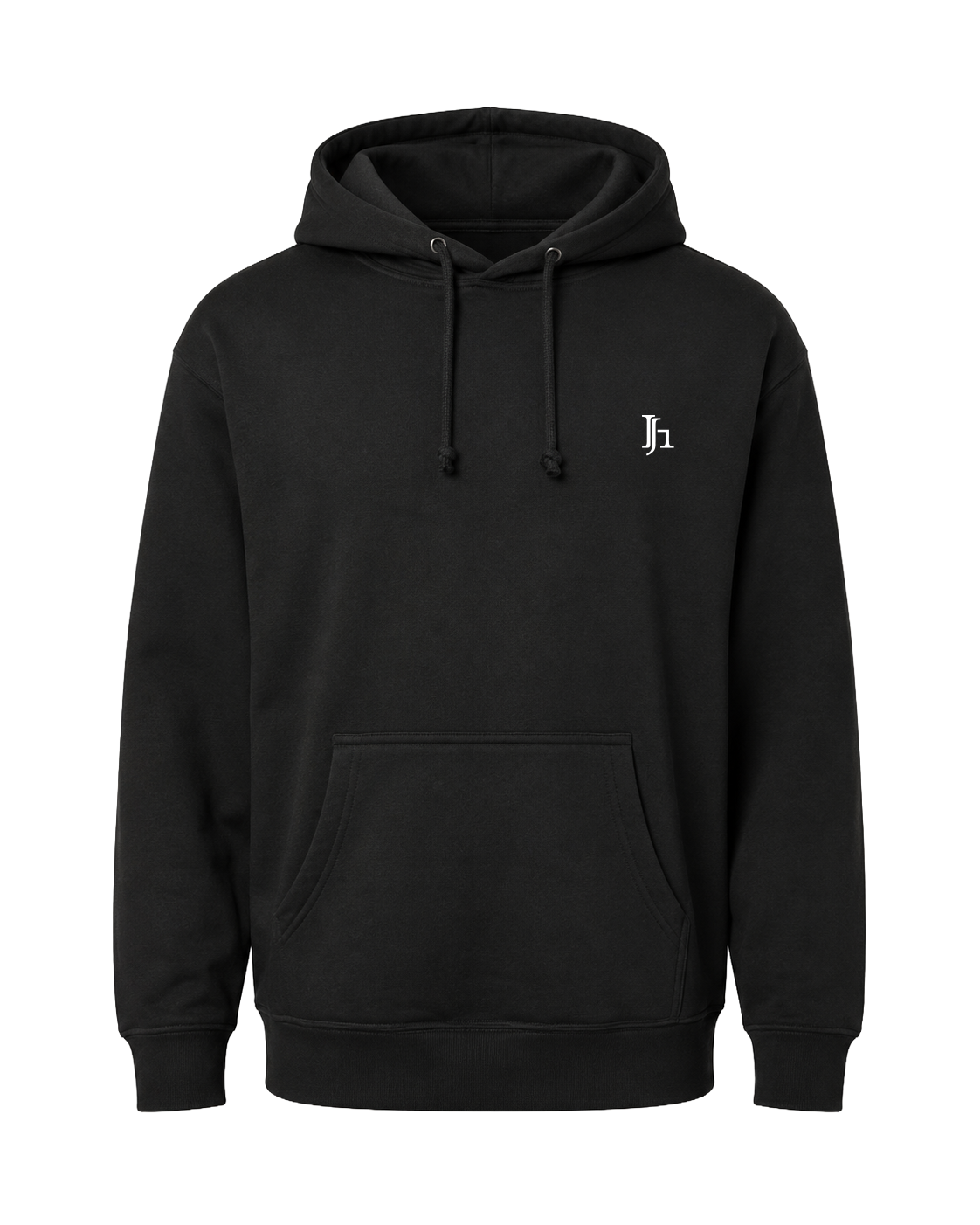 Black JH Embroidered Sweatshirt
