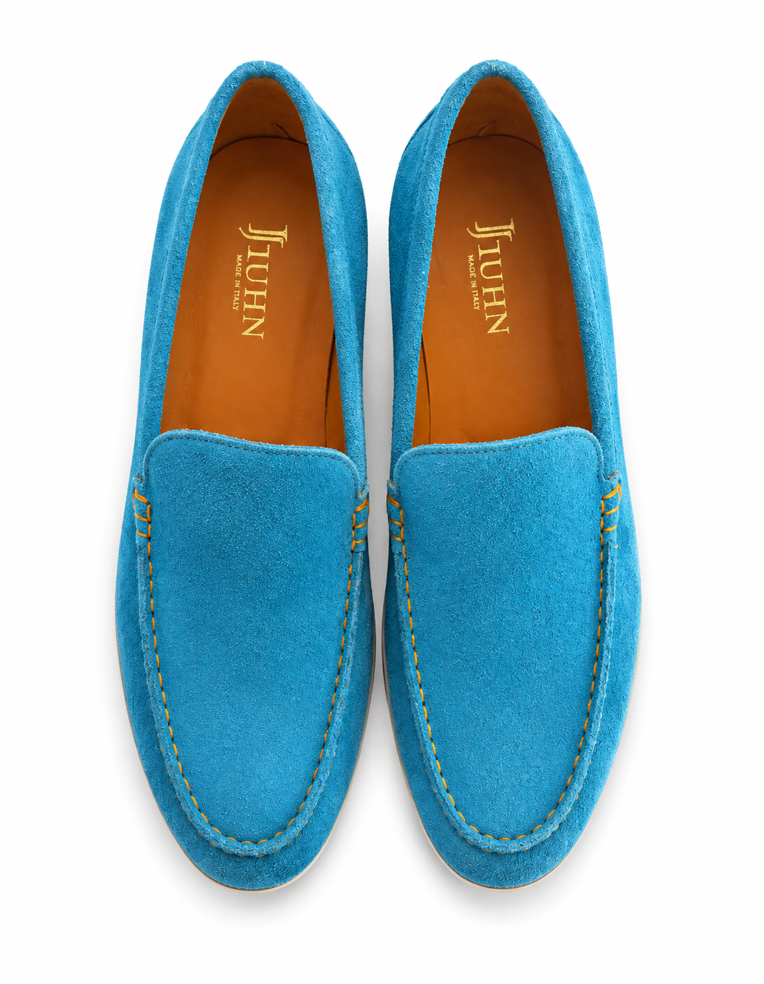 Turquoise Suede Loafer