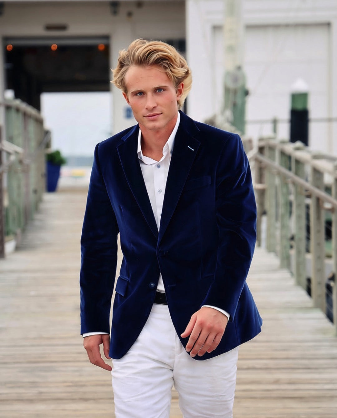 The Hence Jacket – JH Blue Velvet
