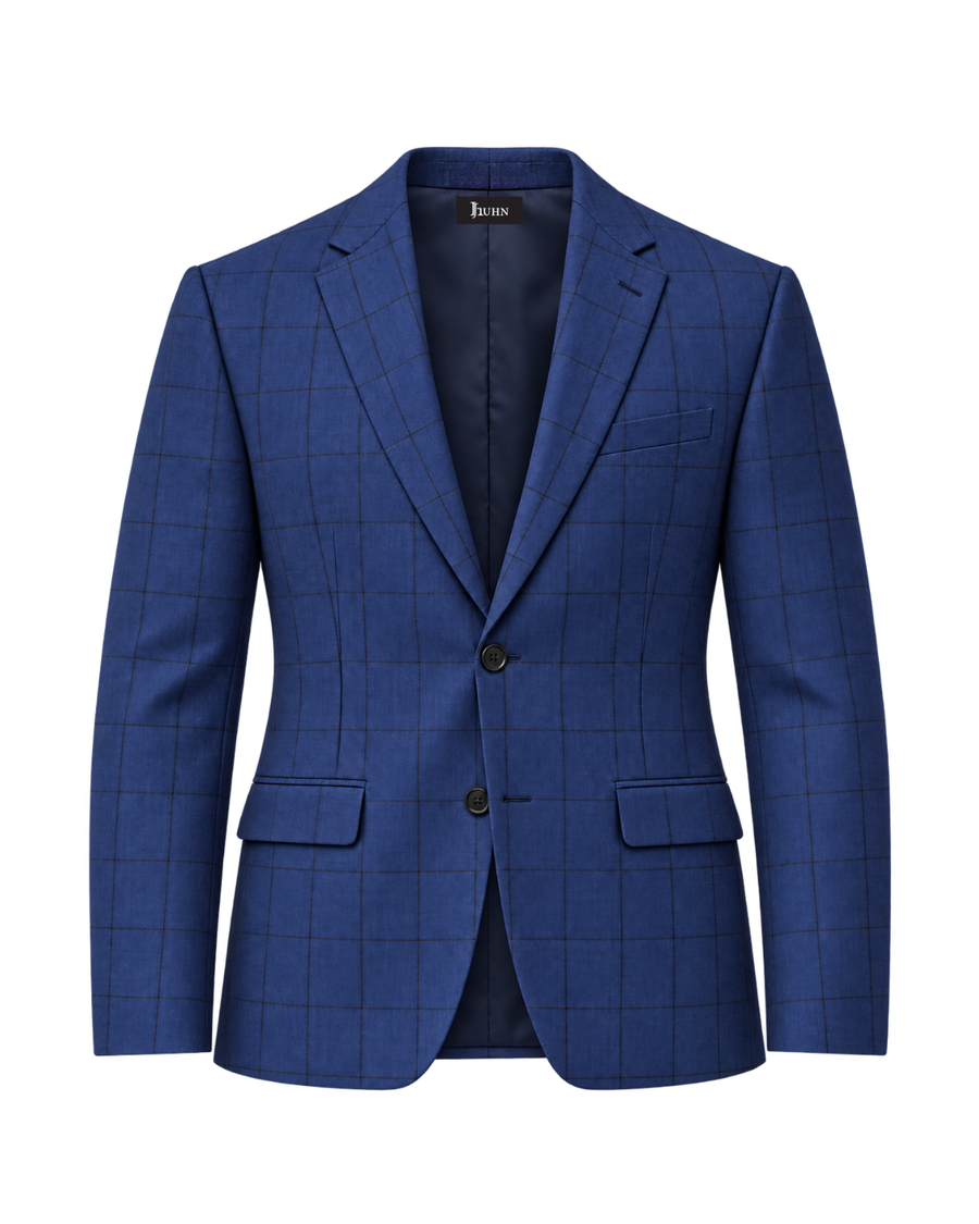 The Pierce Jacket – Blue windowpane
