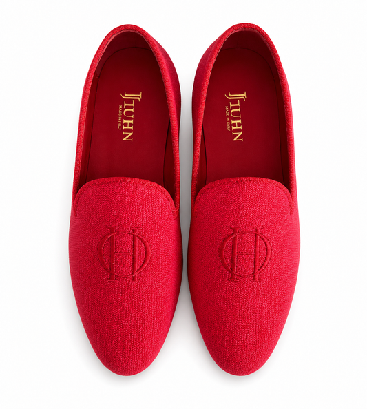 Red Linen Ocean House Loafer