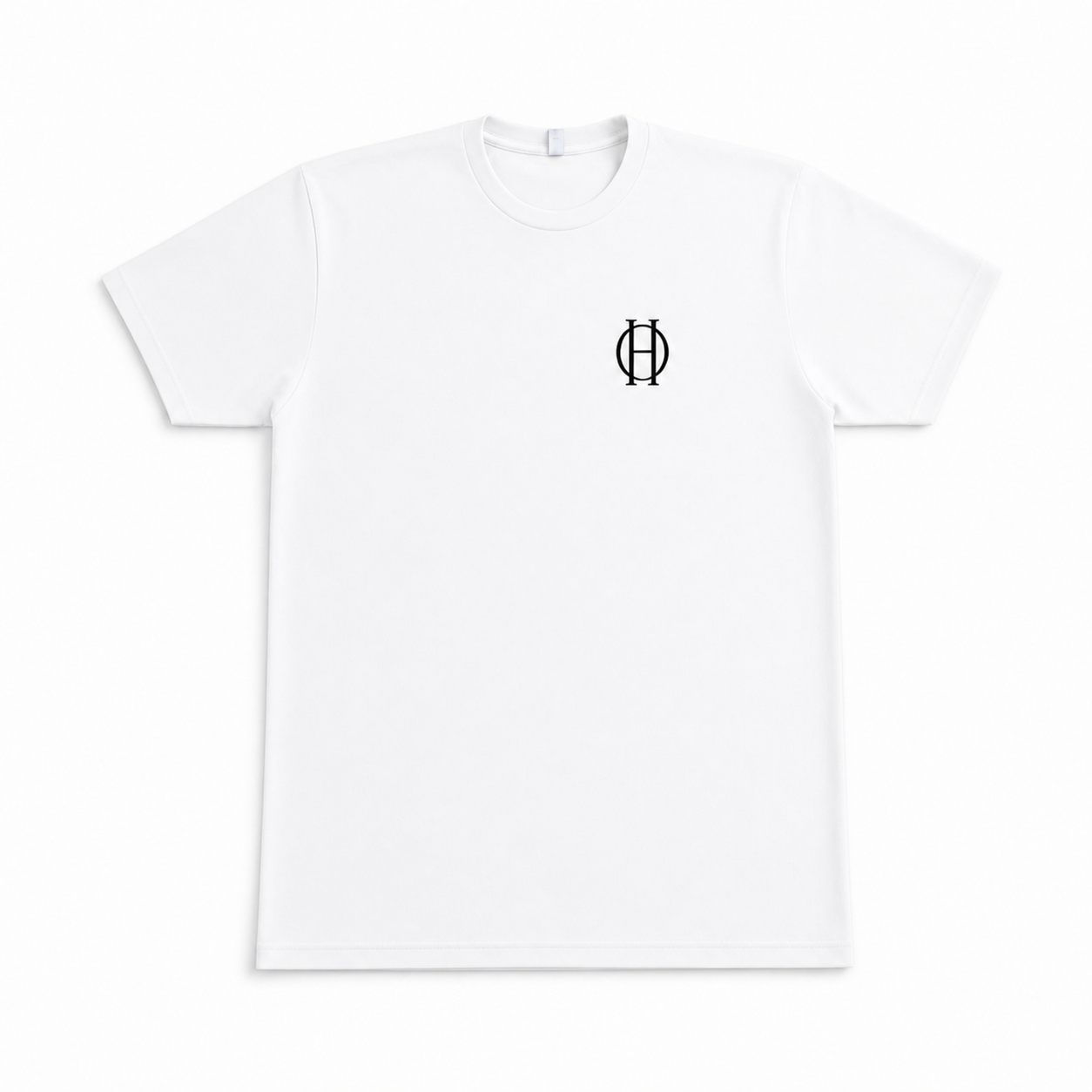 White Sueded OH T-Shirt